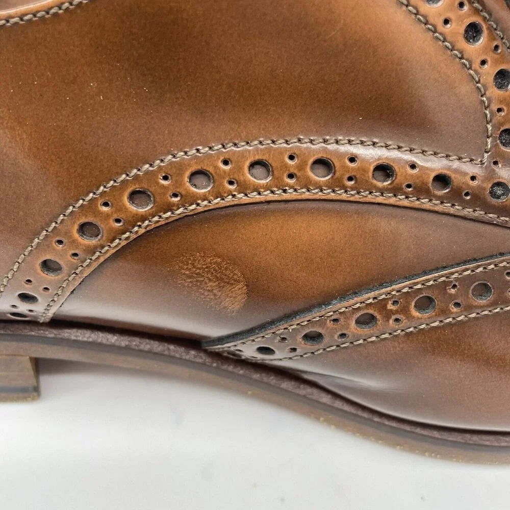 Giovacchini Sammy‎ Wingtip Oxford Derby Men's Size 8.5 Dress Shoes